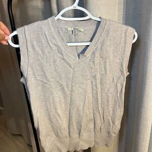 Papaya Gray Sleeveless Knit Top
